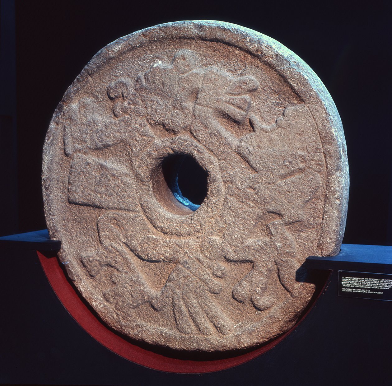 Pietra usata nel gioco della pelota da Aztec