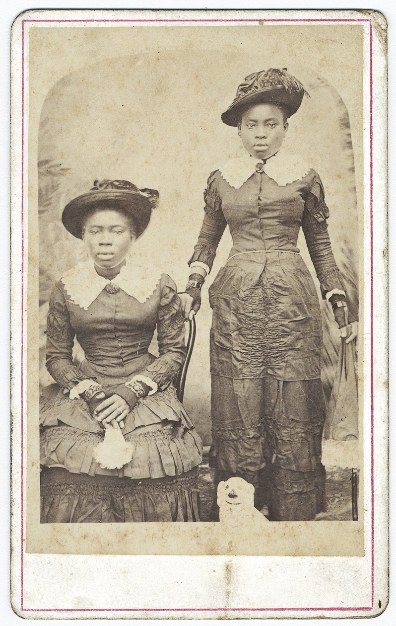 Doppio ritratto, anni 1880 da B. J. Kuofi