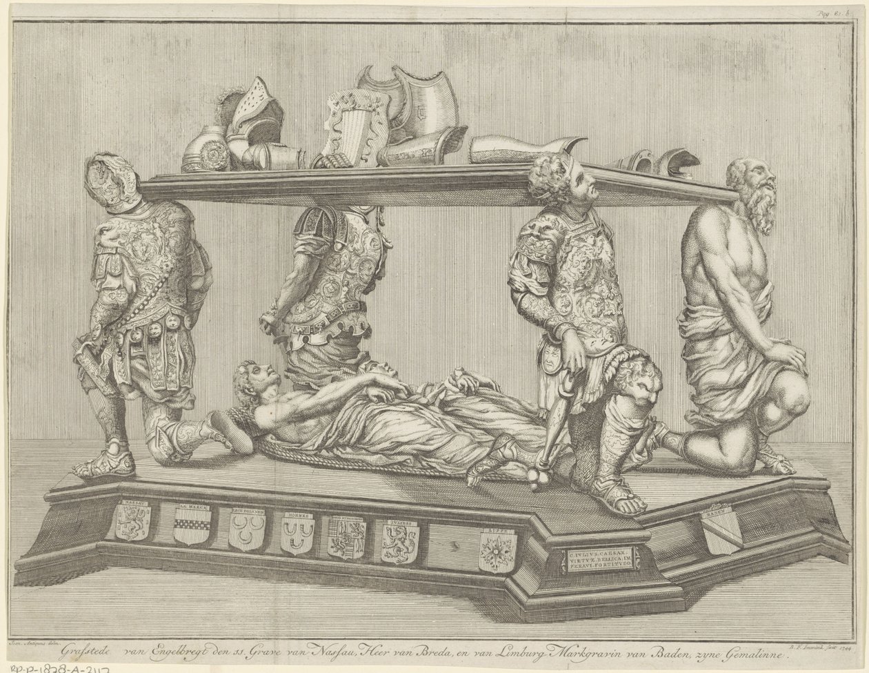 Monumento funebre per Engelbrecht II, conte di Nassau-Dillenburg-Breda, 1504 da B.F. Immink