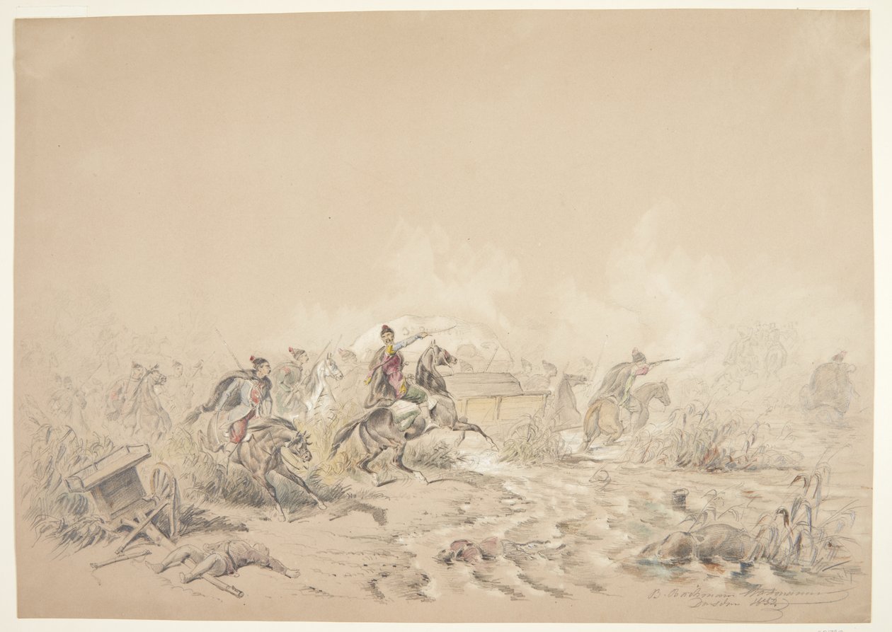 Scena di guerra da B. Bachmann Hohmann