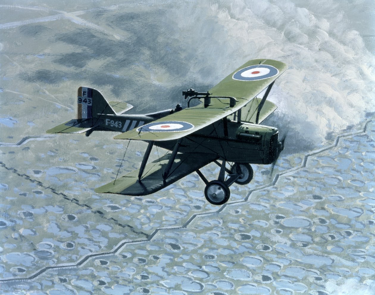 Royal Aircraft Factory SE5, monoposto con mitragliatrici Vickers e Lewis, alimentato da Hispano-Suiza da B. Withams