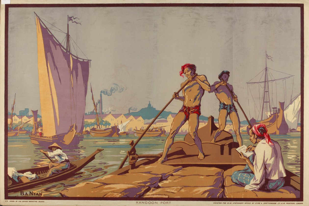Porto di Rangoon, dalla serie 