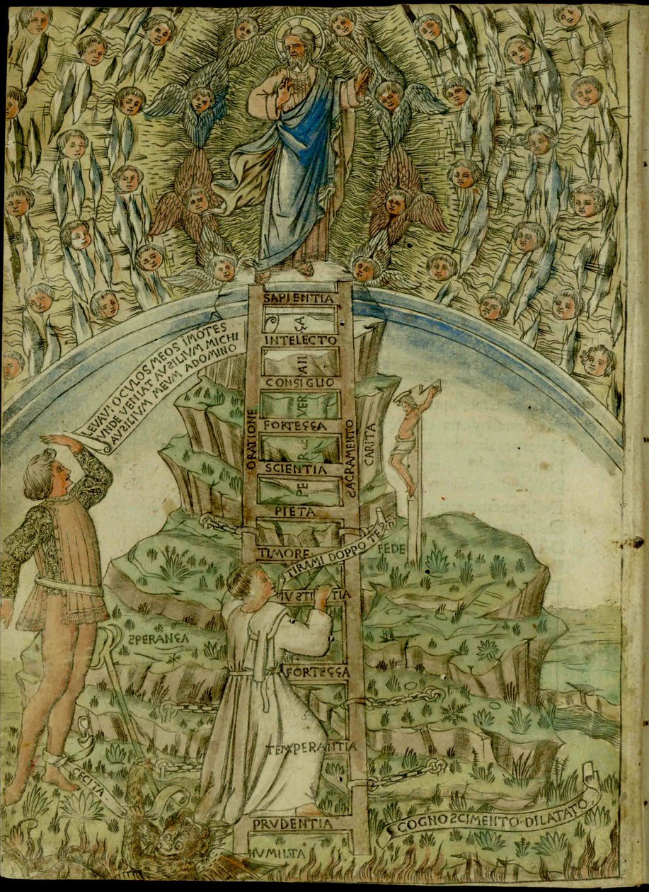 Baldini, Baccio - Scala della virtù 1477 da Baccio Baldini