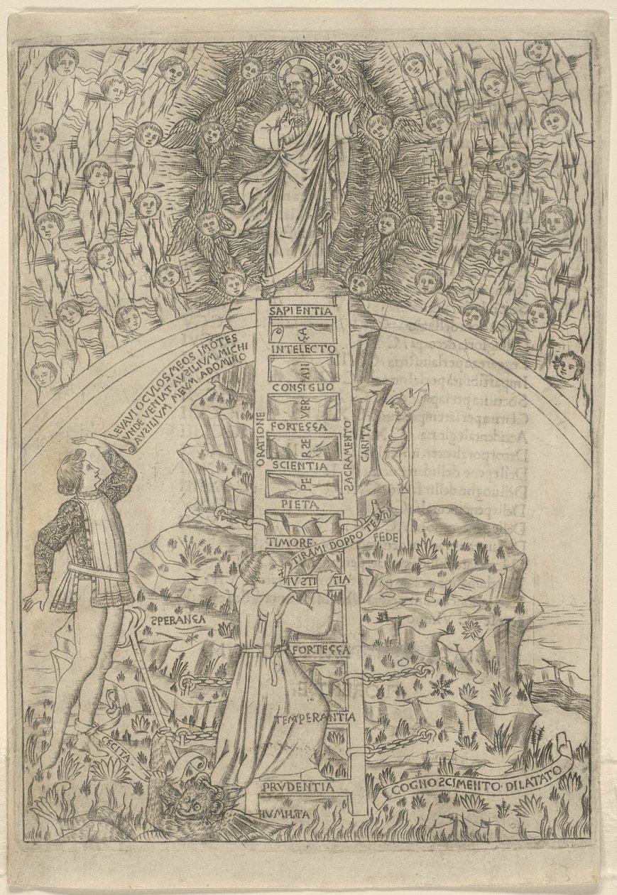 Il Monte Santo, foglio 3 da Il Monte Santo (Monte Sancto di Dio) da Baccio Baldini