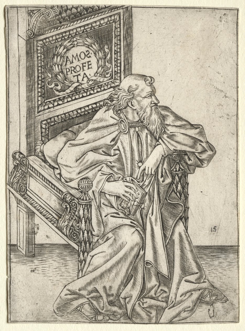 I Profeti: Amos, c. 1470-1475 da Baccio Baldini