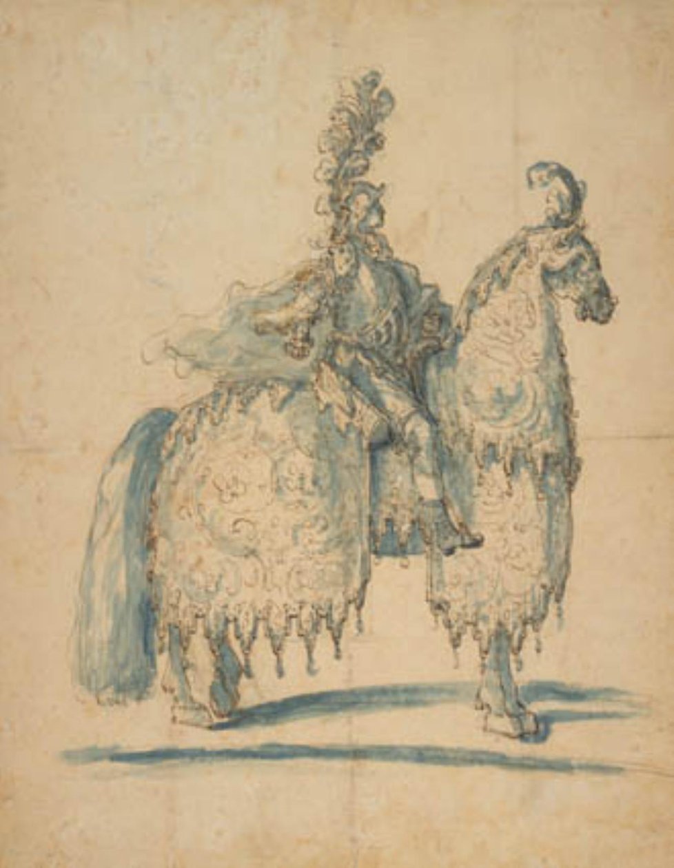 Cavaliere in costume da festa da Baccio del Bianco
