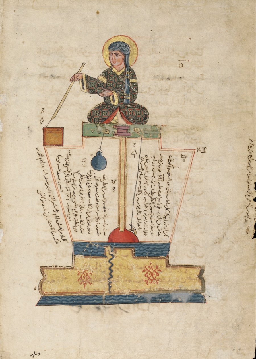 Manoscritto degli Automata da Badi al Zaman ibn al Razzaz al Jazari