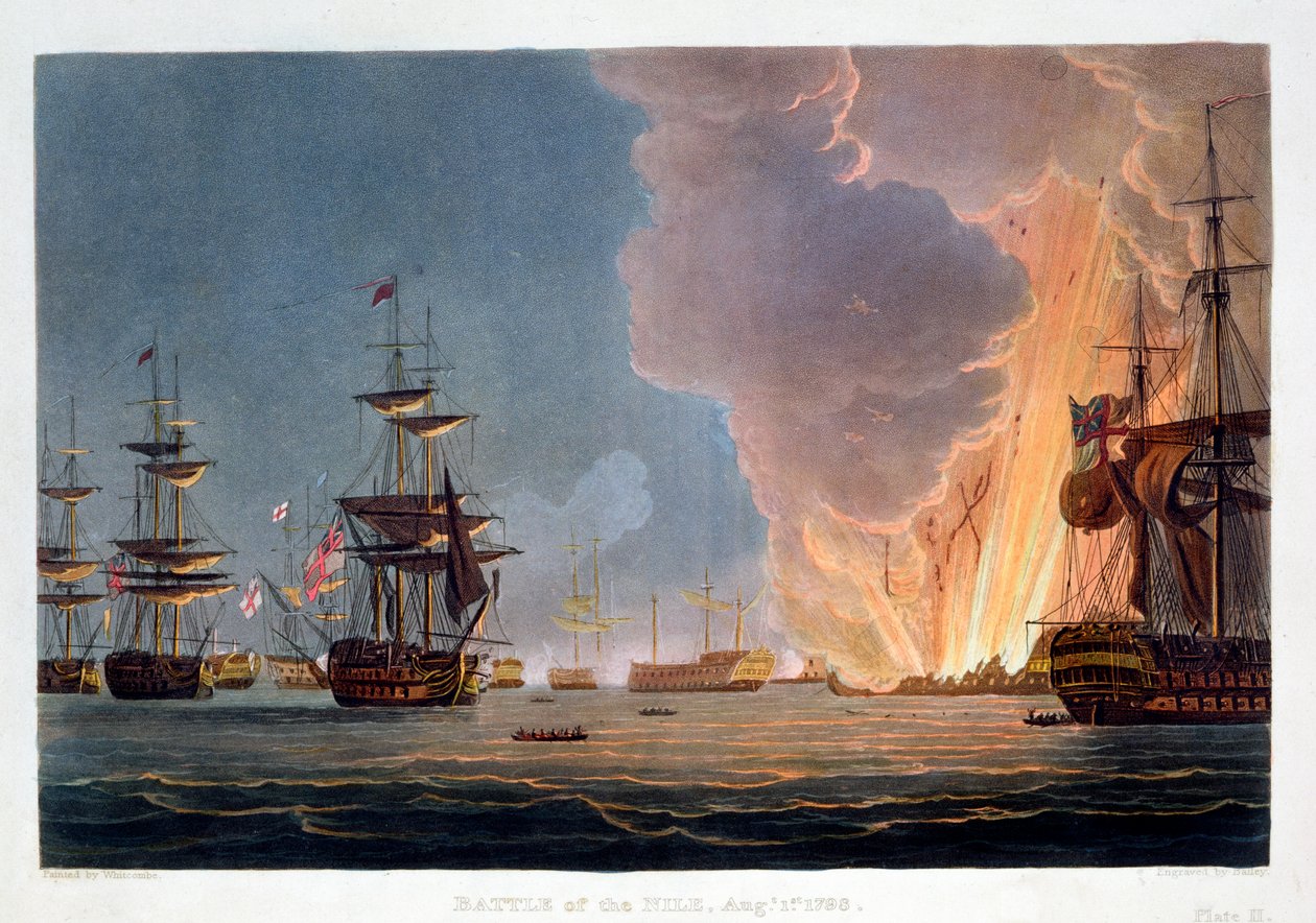 La battaglia del Nilo, 1 agosto 1798, 1816 da Bailey