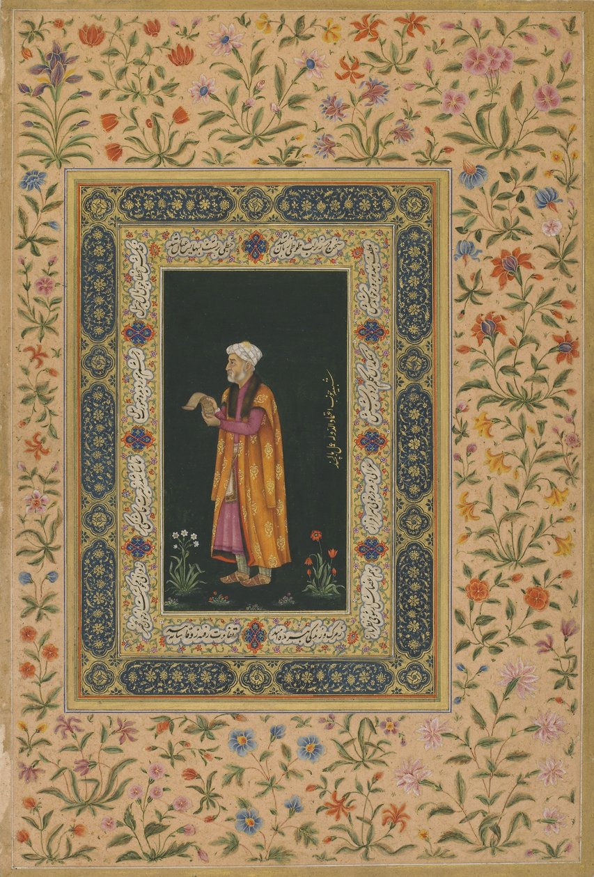 Ritratto di Itimad Al-dawla, dinastia Mughal da Balchand (attr. to)