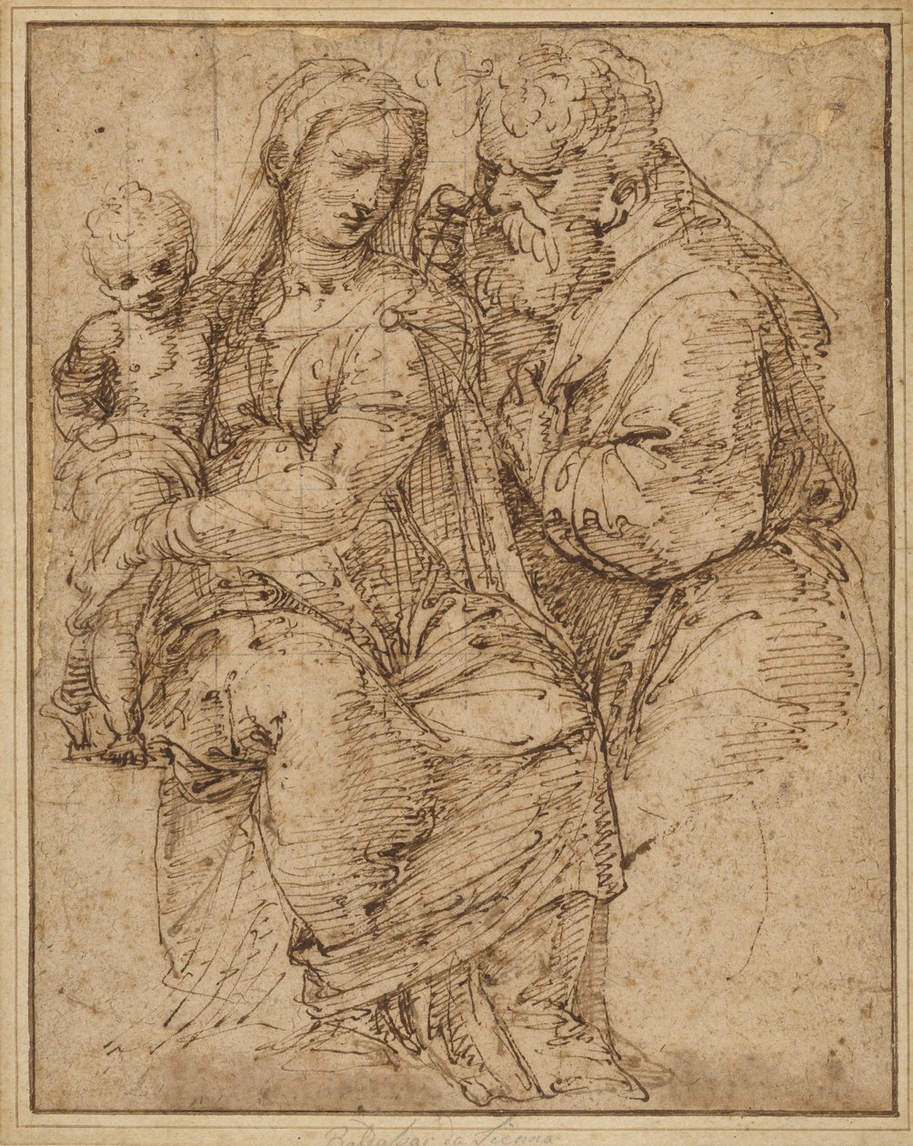 La Sacra Famiglia da Baldassare Peruzzi