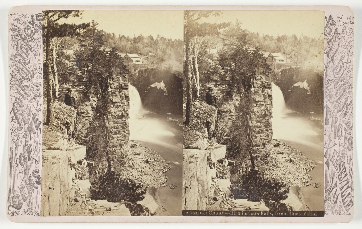 Ausable Chasm - Birmingham Falls, da Block Point da Baldwin Photo