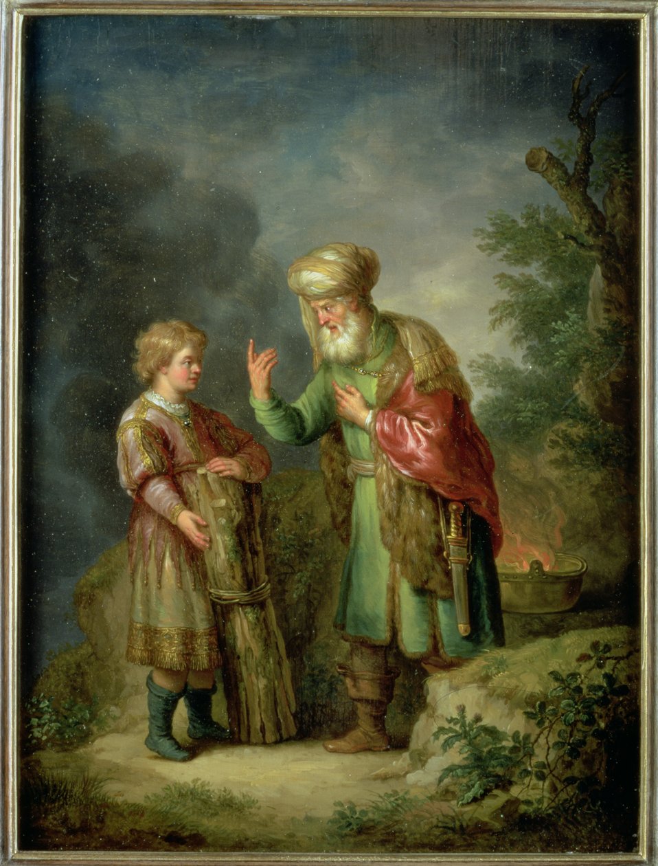 Abramo e Isacco da Balthasar Beschey