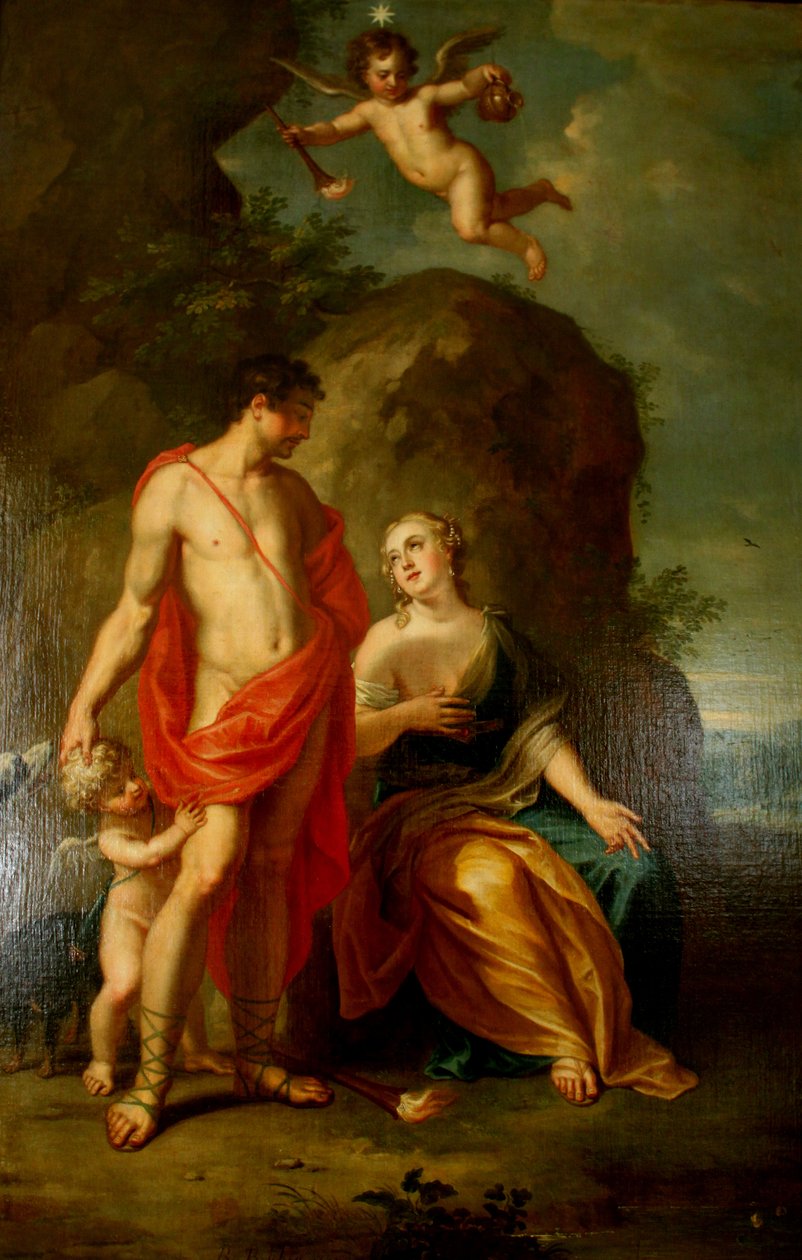 Venere e Adone da Balthasar Beschey