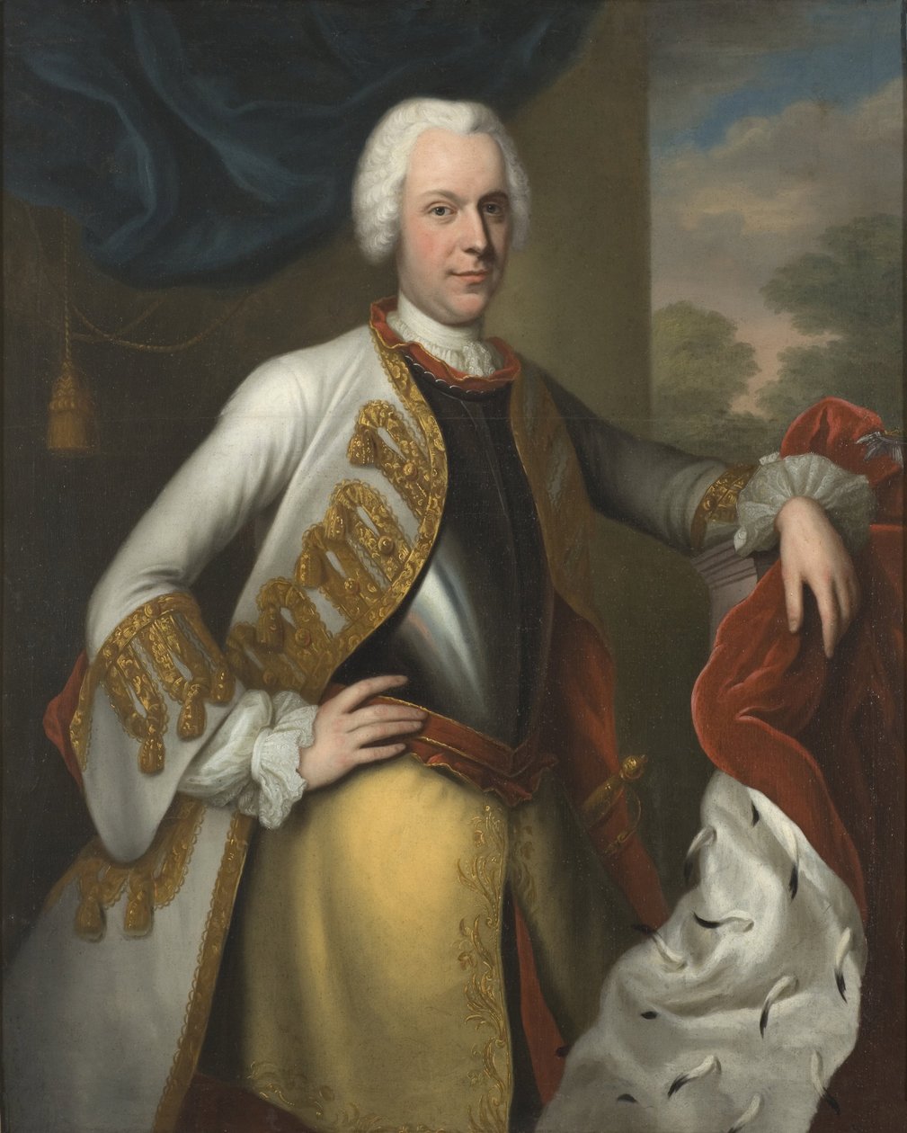 Adolf Fredrik (1710-1771), re di Svezia, duca di Holstein-Gottorp, principe-vescovo di Lubecca, sposato con Lovisa Ulrika di Prussia da Balthasar Denner