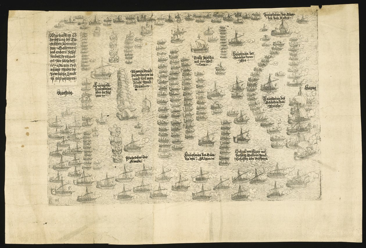 La battaglia di Lepanto del 7 ottobre 1571, 1571 da Balthasar Jenichen
