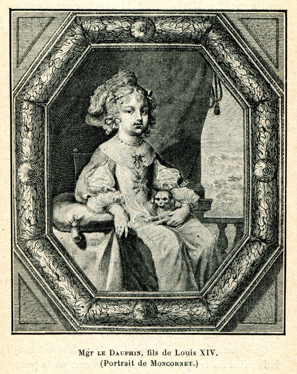 Cabanès, Educazione dei principi005 Mons. il Delfino, figlio di Luigi XIV da Balthasar Moncornet