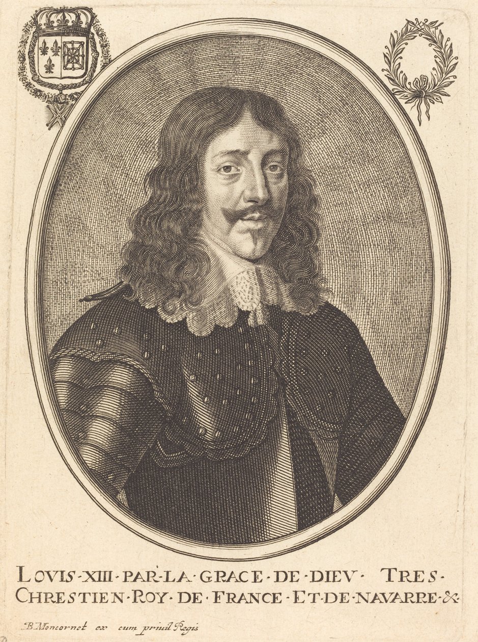 Luigi XIII, Re di Francia da Balthasar Moncornet