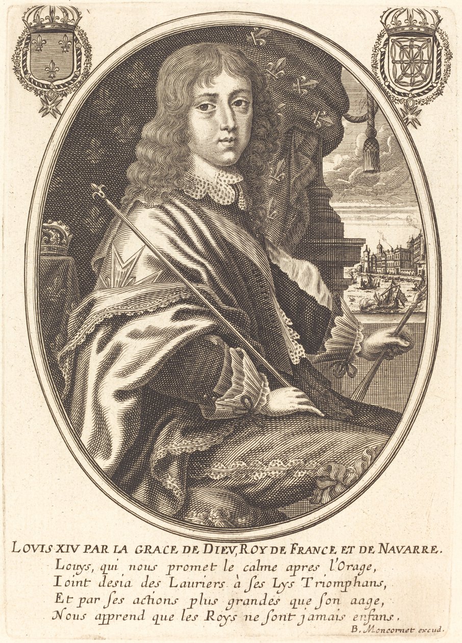 Luigi XIV, re di Francia da Balthasar Moncornet
