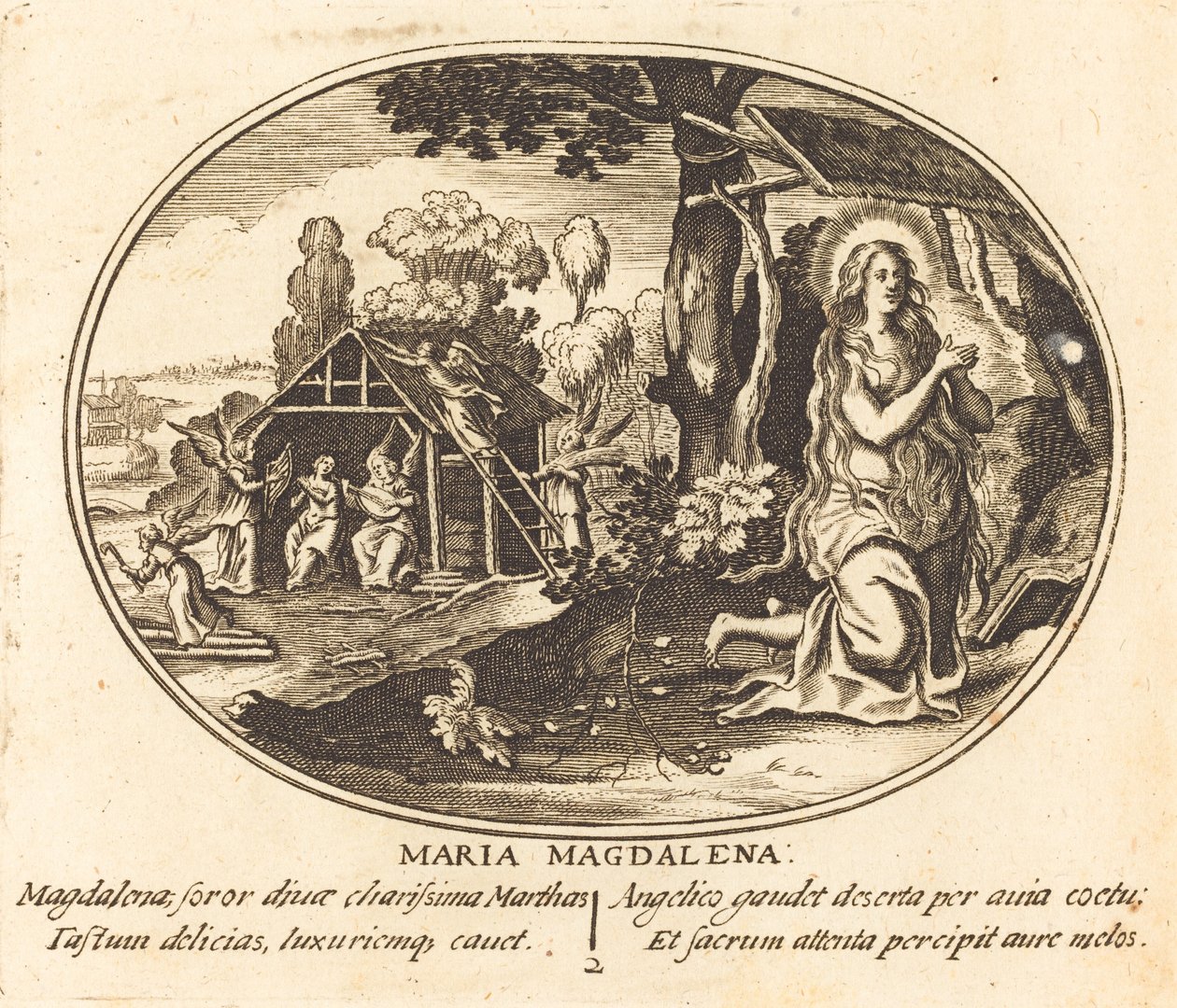 La penitenza di Maria Maddalena da Balthasar Moncornet