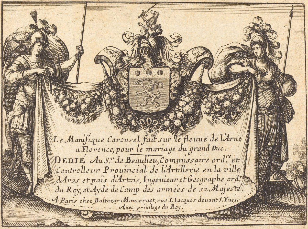 Pagina del titolo da Balthasar Moncornet after Remigio Cantagallina