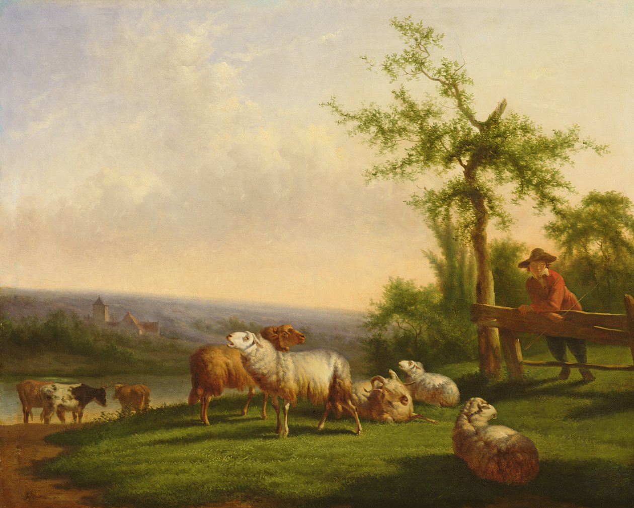 Paesaggio pastorale con un gregge da Balthasar Paul Ommeganck