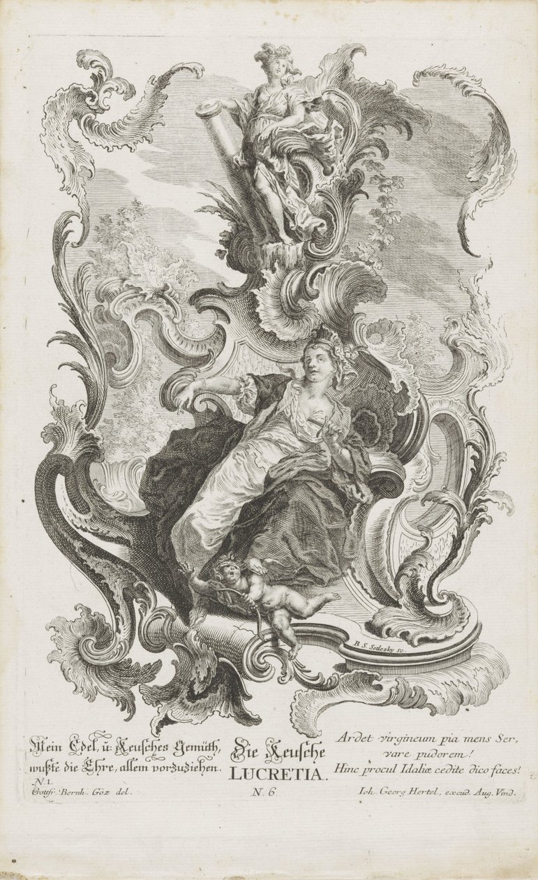 La casta Lucrezia da Balthasar Sigmund Setletzky