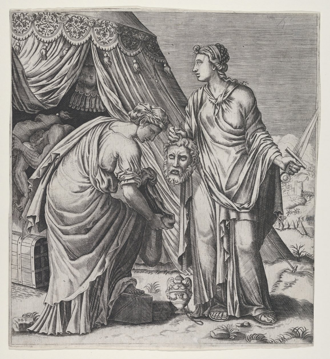 Giuditta con la testa di Oloferne da Balthazar van den Bos