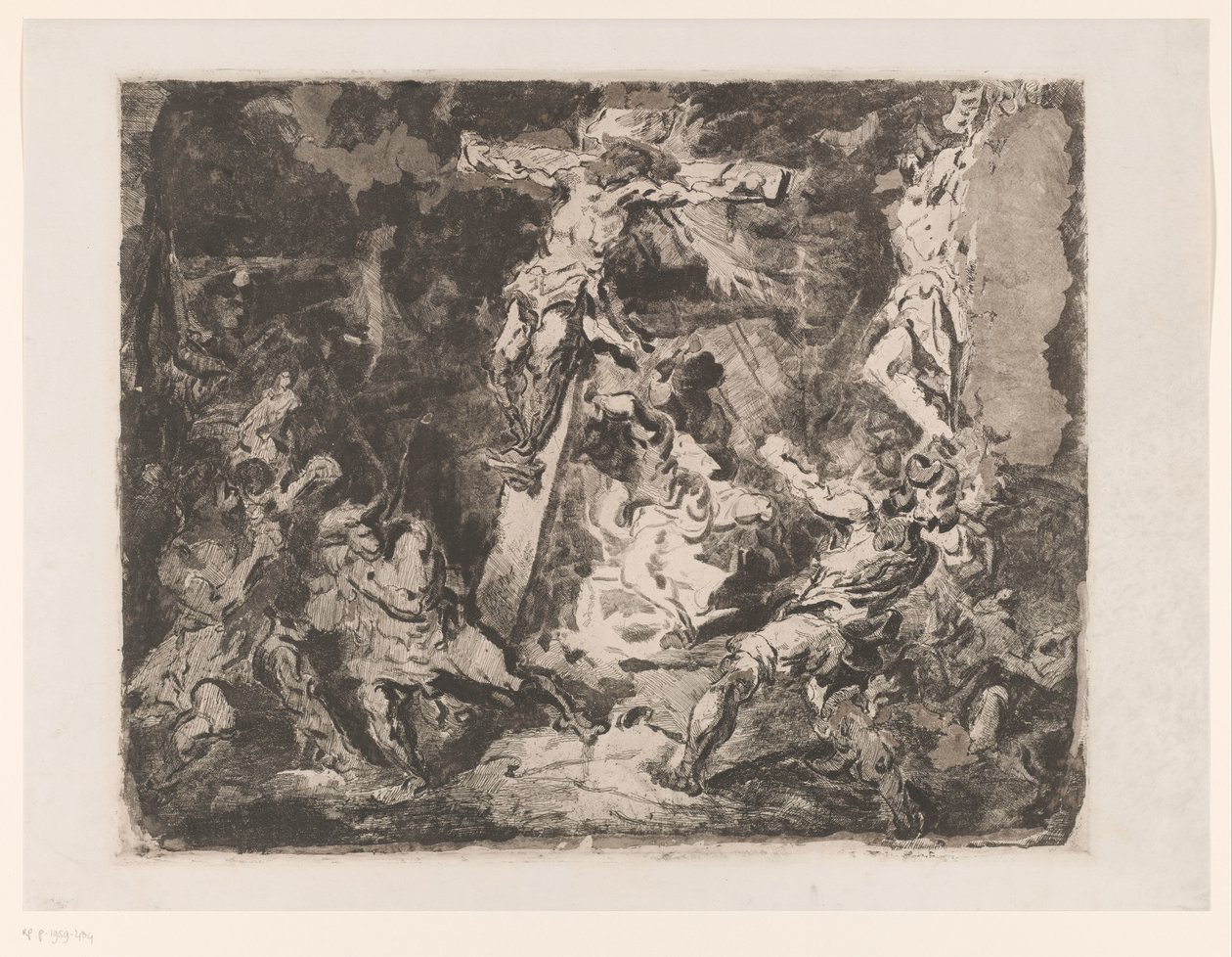 Cristo sulla croce da Barbara Elisabeth van Houten (signed by artist)