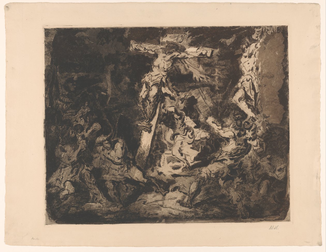 Cristo sulla croce da Barbara Elisabeth van Houten (signed by artist)