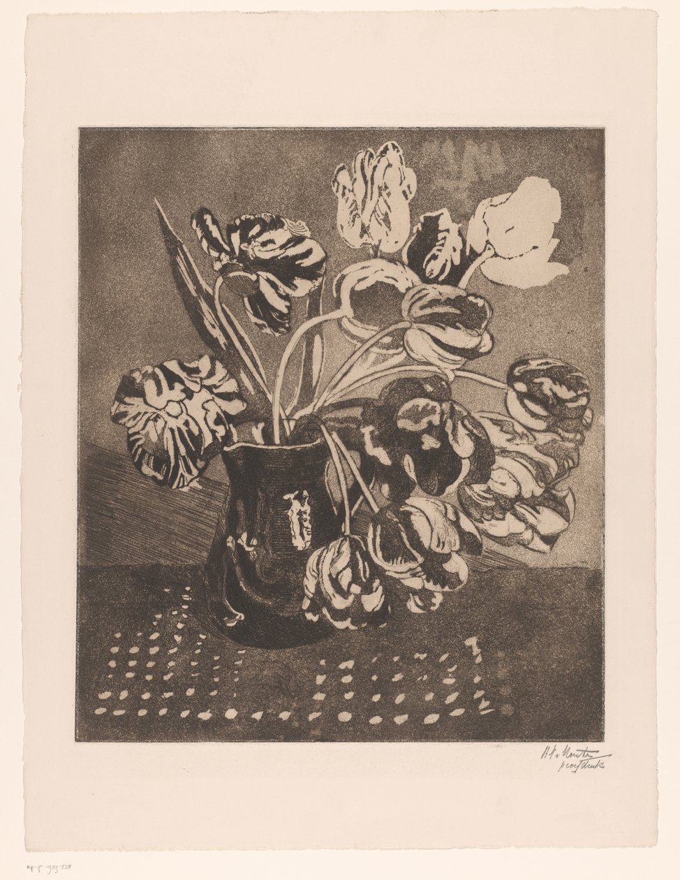 Tulipani in una brocca da Barbara Elisabeth van Houten (signed by artist)