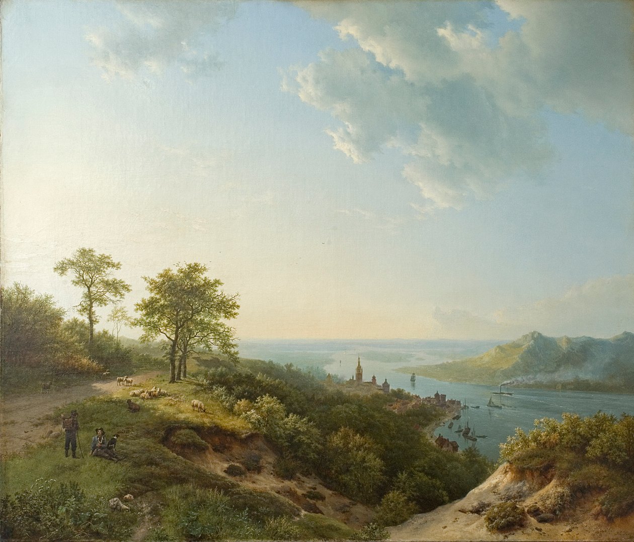 Vista su Heidelberg, 1837 da Barend Cornelis Koekkoek