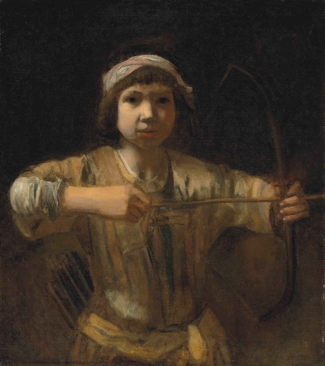 Ismaele con arco e frecce da Barent Fabritius