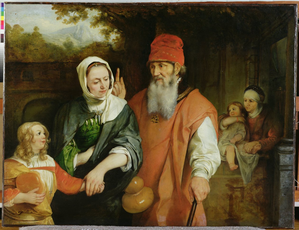Il congedo di Agar da Barent Fabritius