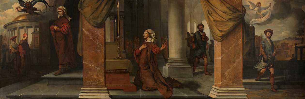 Il fariseo e il pubblicano da Barent Fabritius