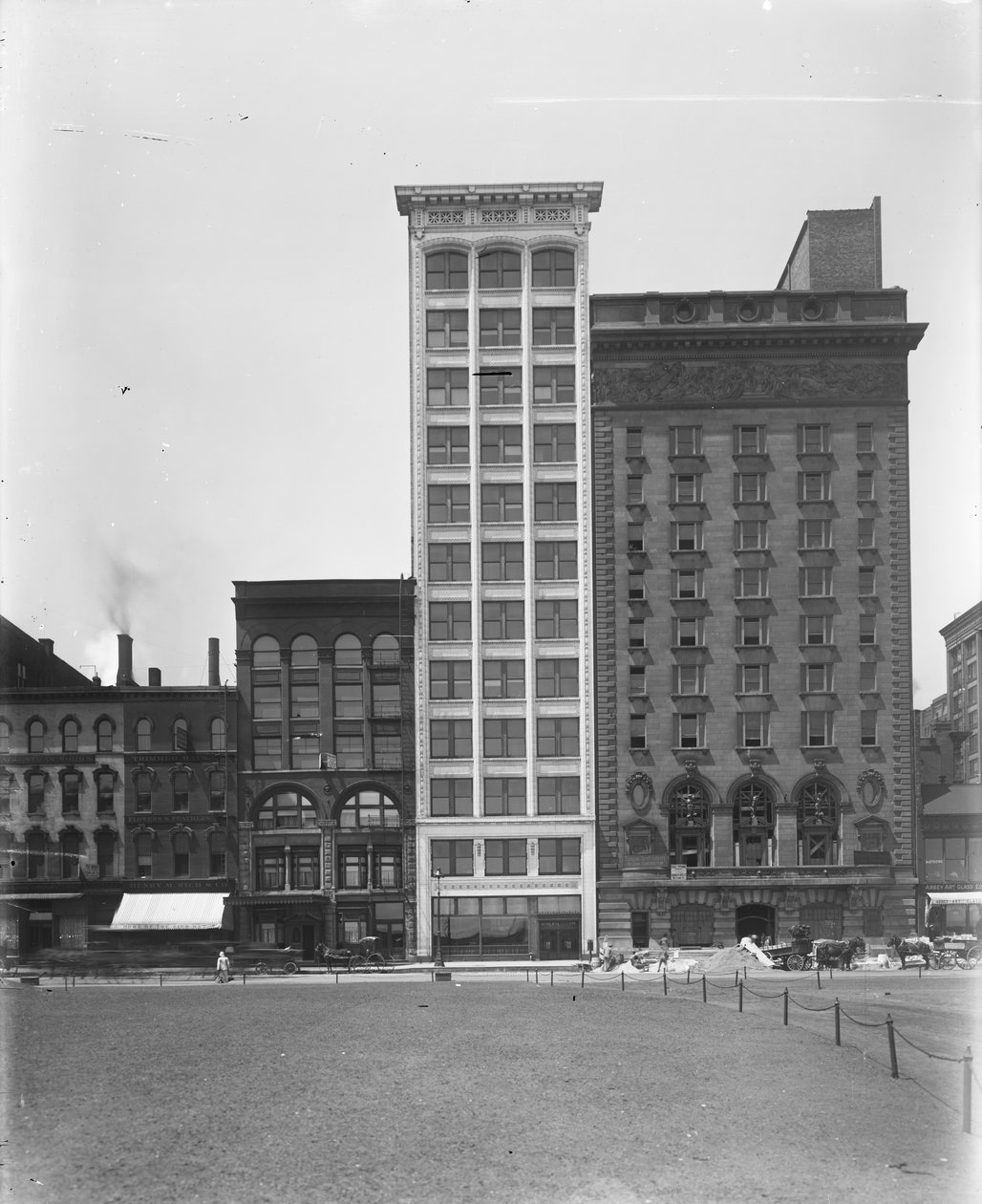Edificio Lake View (Edificio del Tribunale Municipale), Chicago, Illinois, USA, c.1908 da Barnes and Crosby