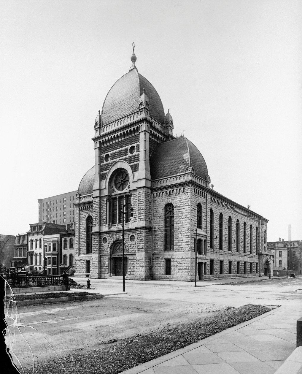 Congregazione del Sinai, Chicago, Illinois, USA, c.1900 da Barnes and Crosby