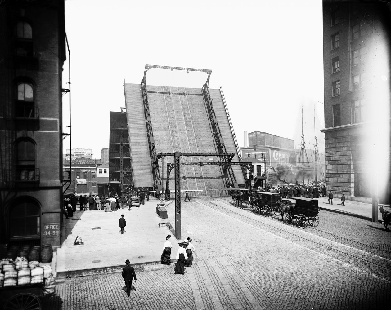 Ponte di State Street, Chicago, Illinois, USA, c.1905 da Barnes and Crosby