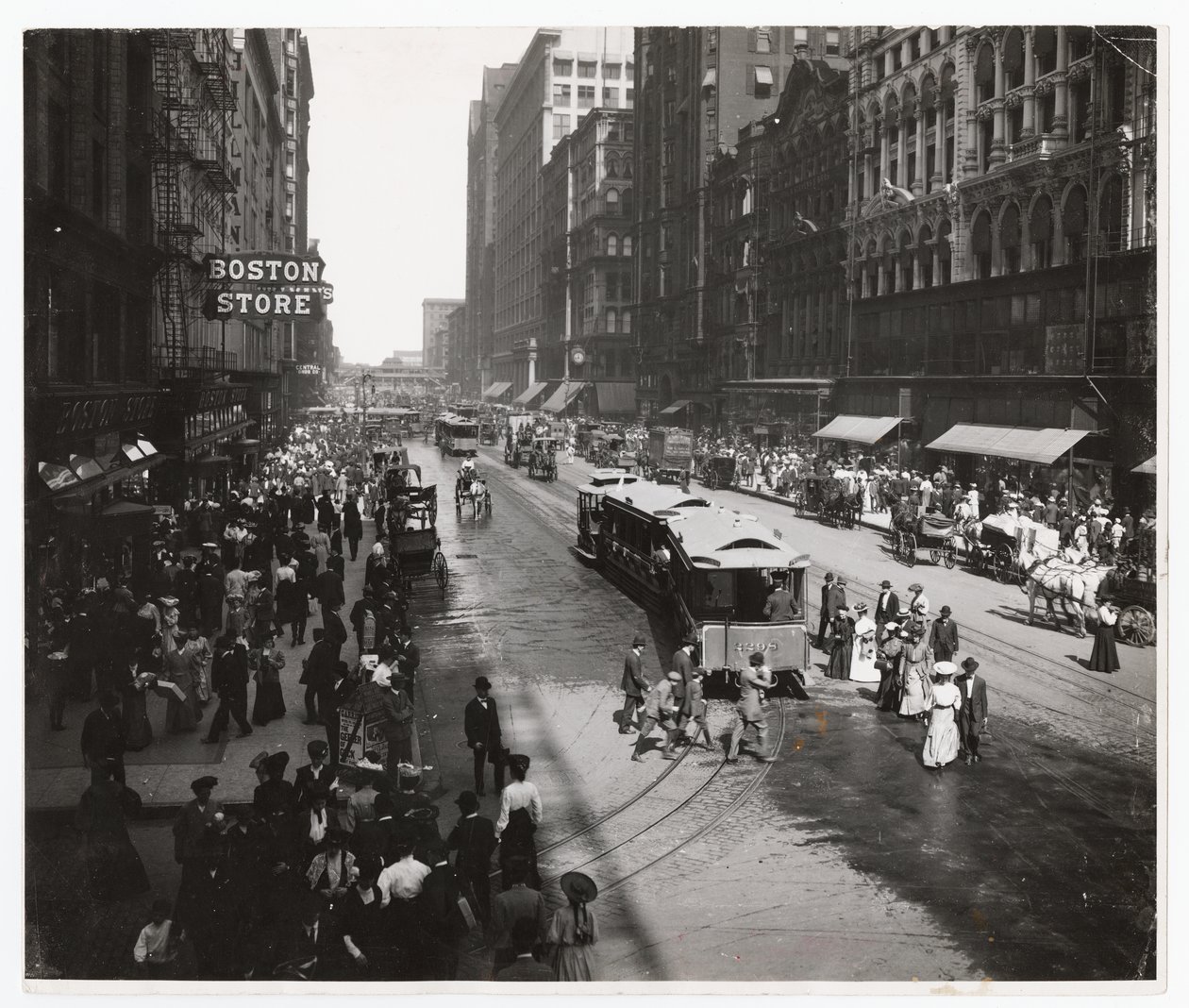 State Street, Chicago, Illinois, USA, c.1905 da Barnes and Crosby