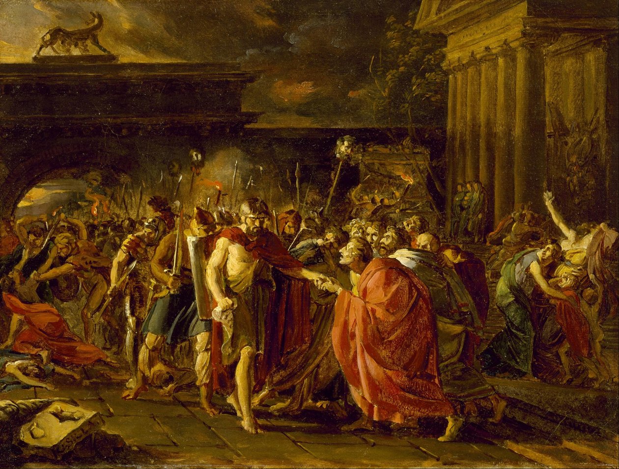 Marius che ritorna a Roma da Baron François Pascal Simon Gérard