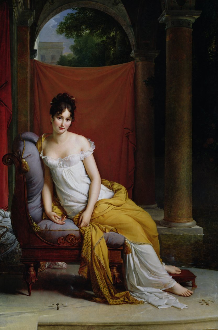 Ritratto di Madame Recamier (1777-1849) da Baron François Pascal Simon Gérard