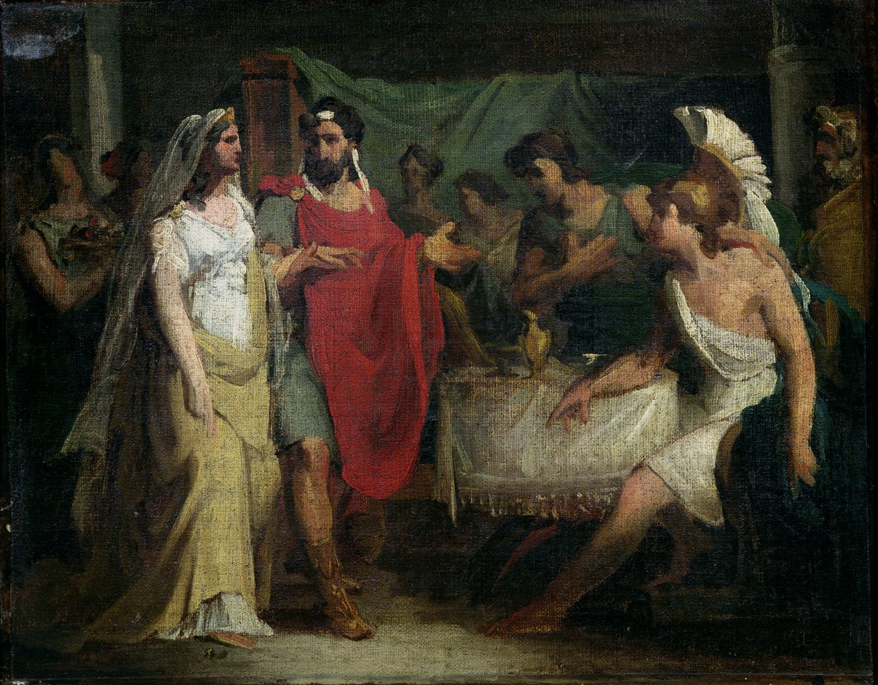Il matrimonio di Alessandro Magno (356-323 a.C.) e Rossana, 1810 da Baron Pierre Narcisse Guerin