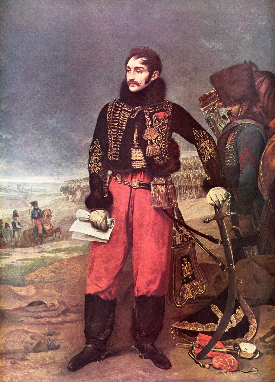 Ritratto di Antoine-Charles-Louis, Conte di Lasalle da Baron Antoine Jean (after) Gros
