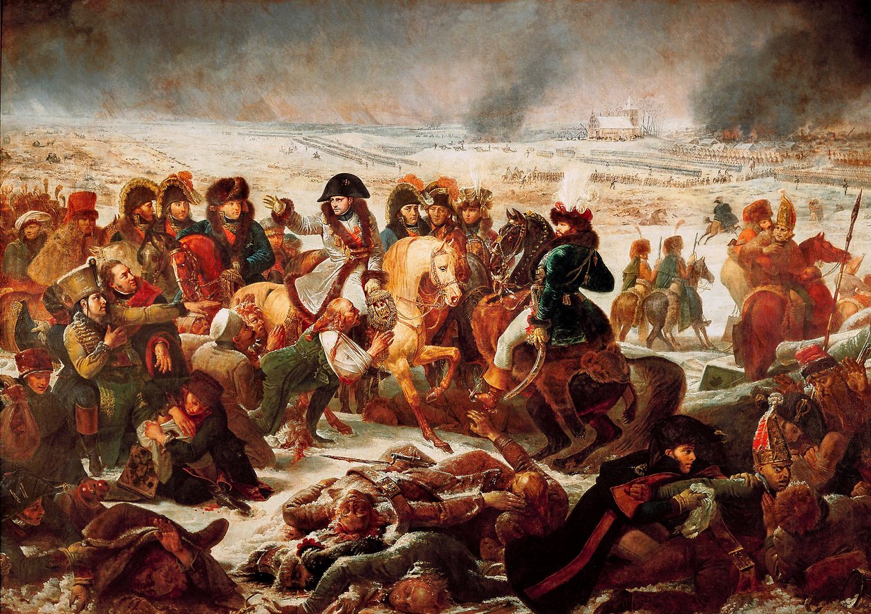 Napoleone I sul campo di battaglia di Eylau il 9/02/1807 da Baron Antoine Jean Gros