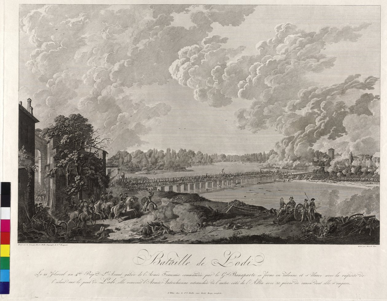 Battaglia di Lodi 1796 da Baron Louis Albert Bacler d