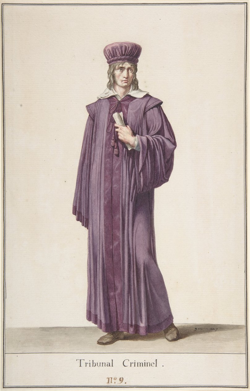 Un giudice del tribunale penale, c.1798-99 da Baron Pierre Narcisse Guerin