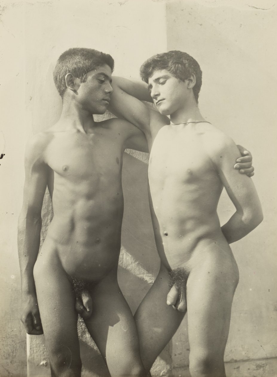 [Due giovani nudi] da Baron Wilhelm von Gloeden
