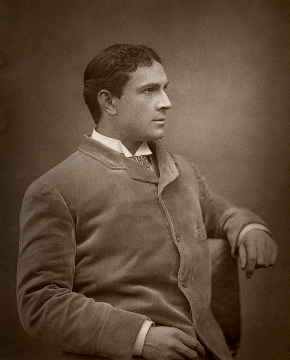 Maurice Barrymore, attore britannico, 1886 da Barraud