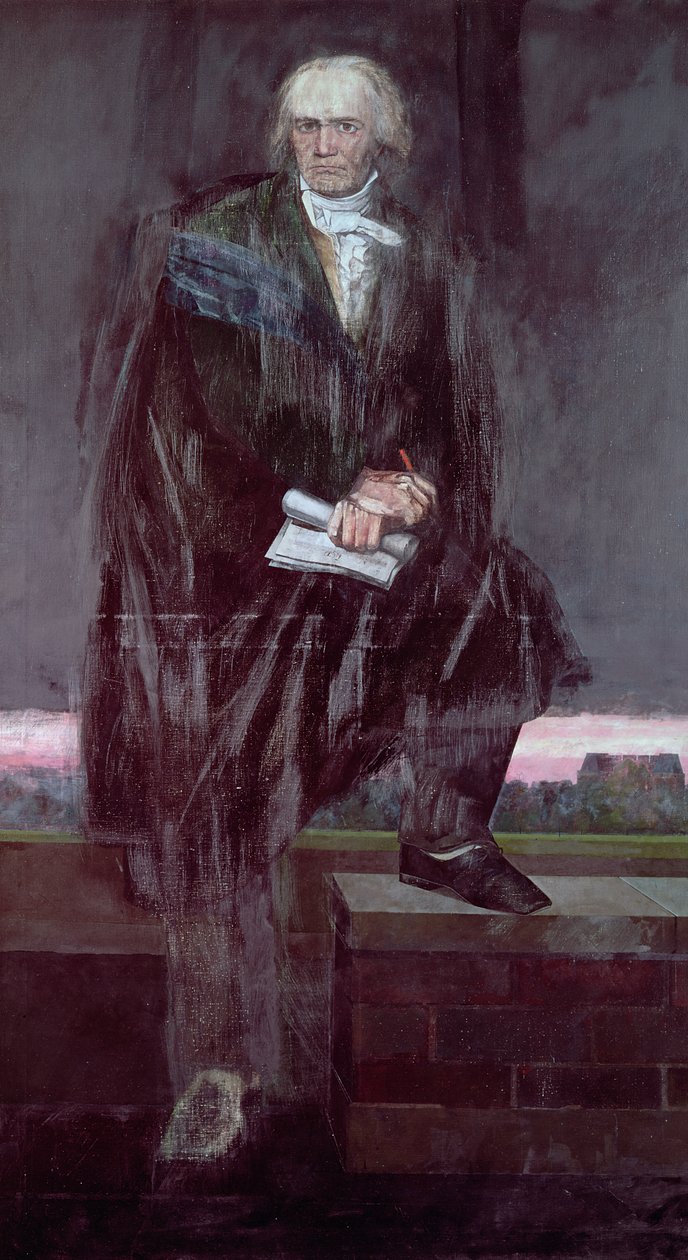 Ritratto di Beethoven (incompiuto) da Barry Fantoni