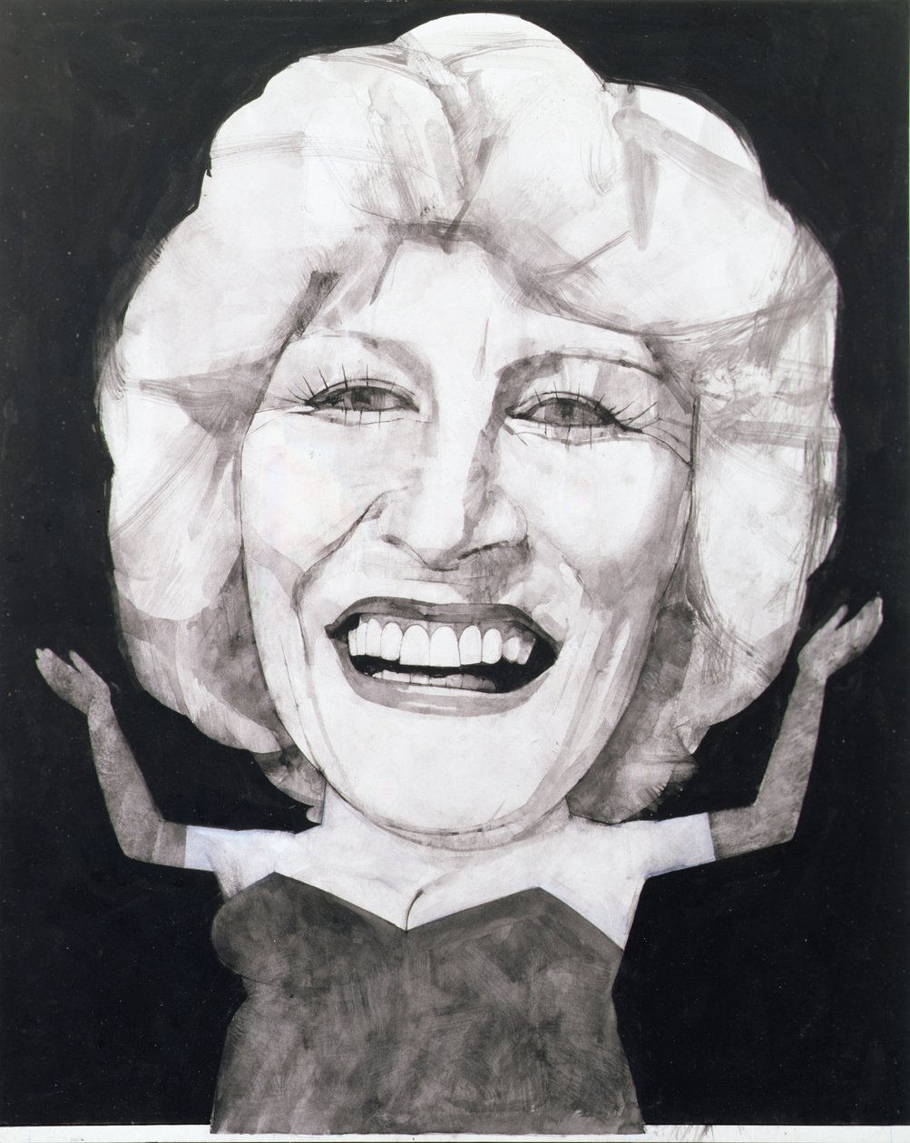 Ritratto di Faith Brown da Barry Fantoni