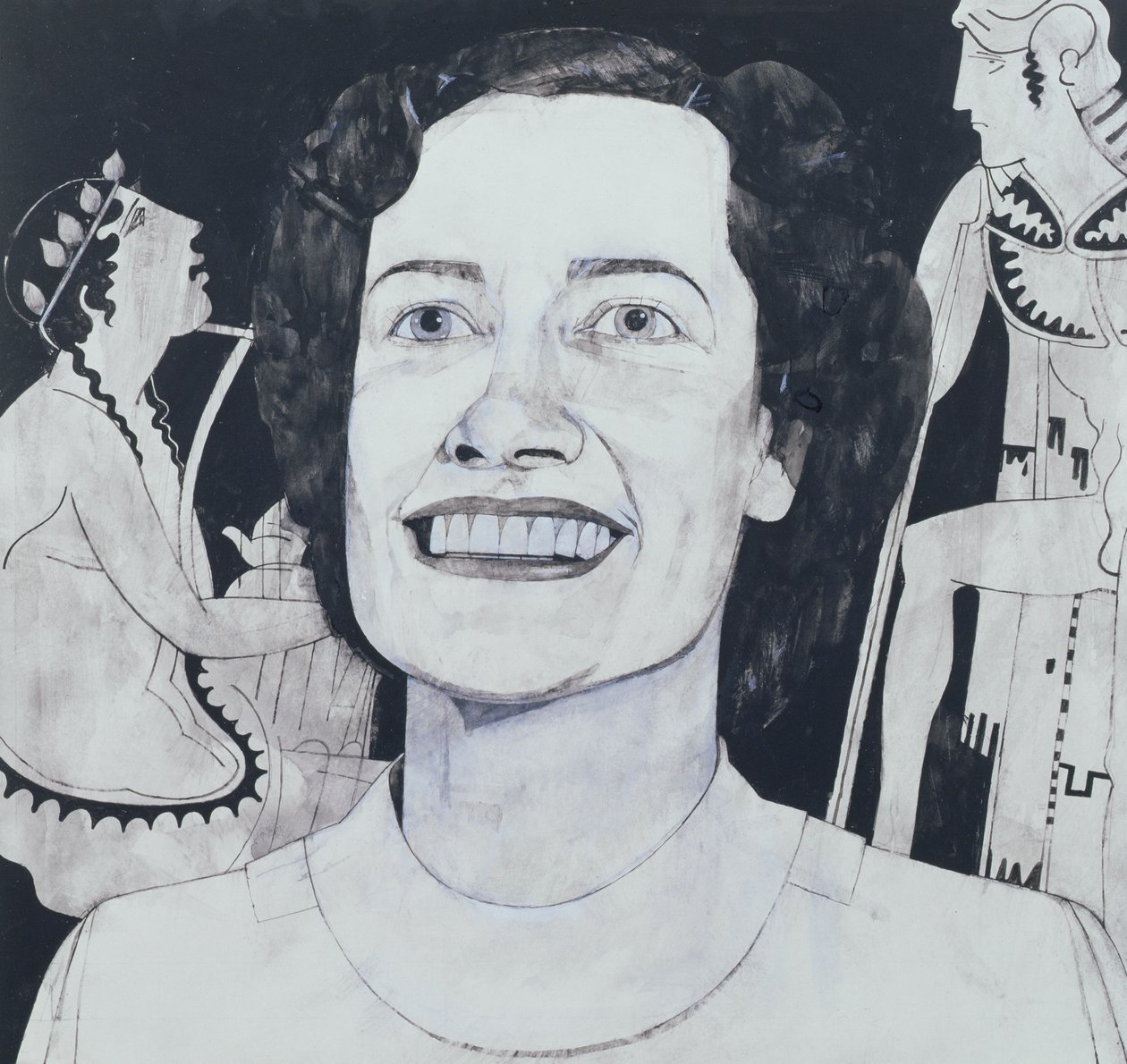 Ritratto di Joan Sutherland da Barry Fantoni